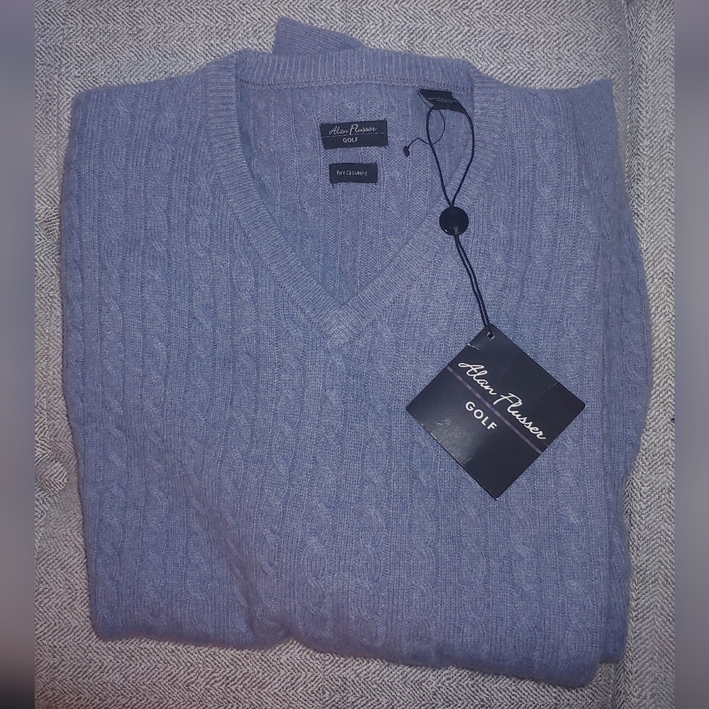 NWT Alan Flusser Cashmere sweater